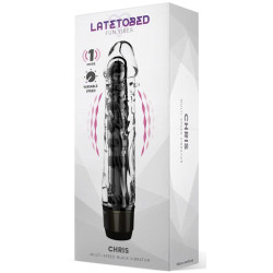LATETOBED Gode vibrant Chris 14 x 3.3cm Transparent